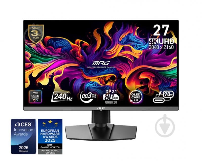 Монитор MSI MPG 272URX 26,5" (9S6-3CD79A-054) - фото 1