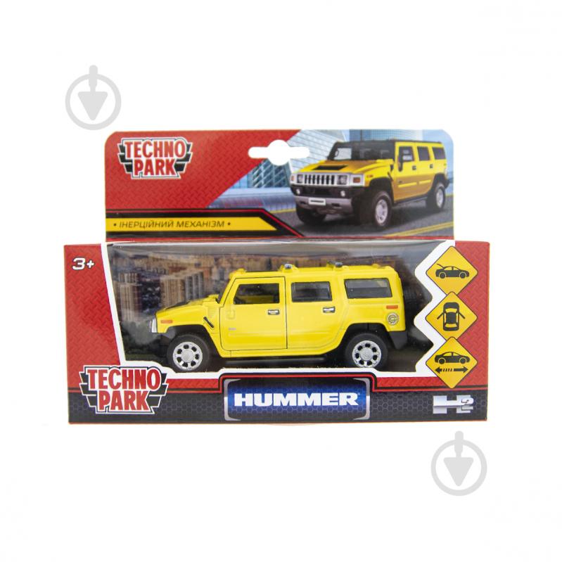 Автомодель Technopark Hummer H2 (жовтий) 1:43 HUM2-12-YE - фото 9