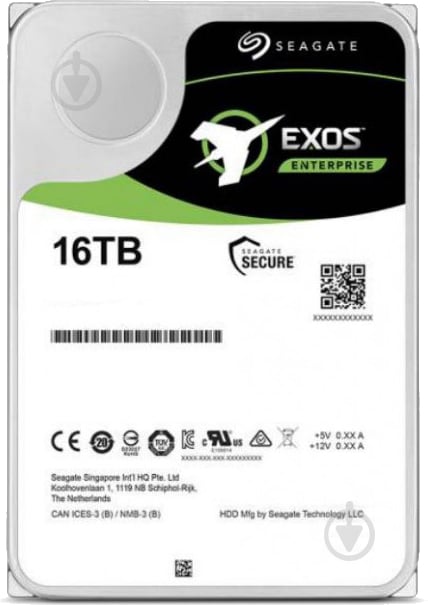 Жесткий диск Seagate 16 ТБ 3,5" SATA III (ST16000NM001J) - фото 1