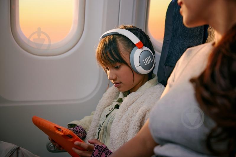Bluetooth-гарнитура JBL Junior 470NC white (JBLJR470NCWHT) - фото 8