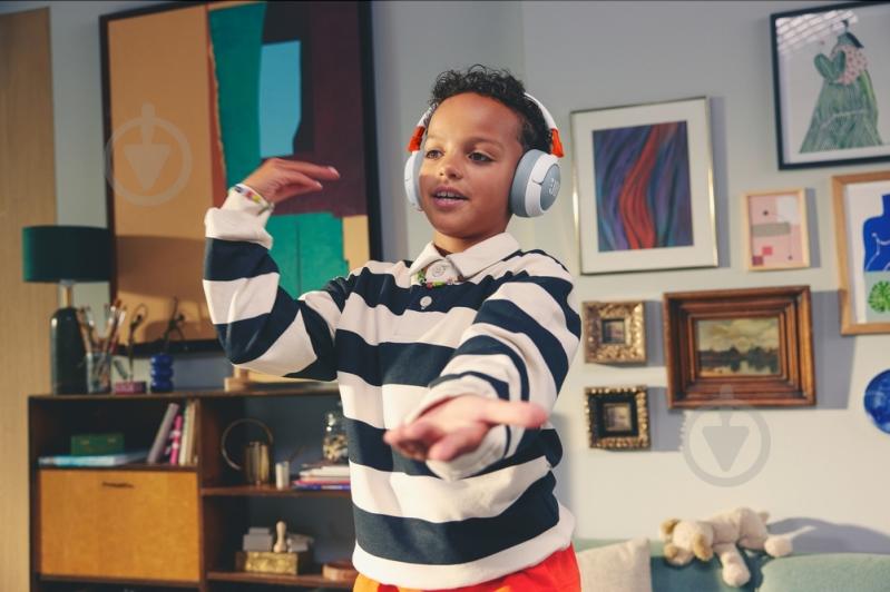 Bluetooth-гарнитура JBL Junior 470NC white (JBLJR470NCWHT) - фото 9