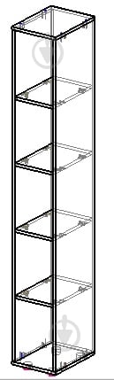 Стелаж Вісент відкритий ГБ13 2100х300х600 мм кашемір / - фото 2 Стелаж Вісент відкритий ГБ13 2100х300х600 мм кашемір / - фото 2