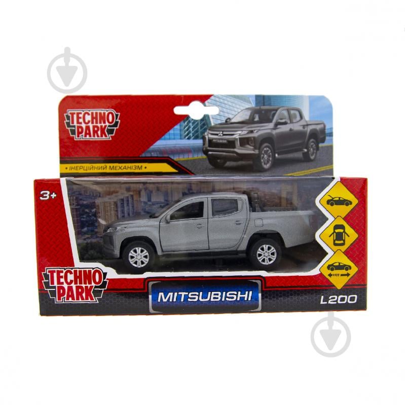 Автомодель Technopark Mitsubishi L200 Pickup (сірий) 1:43 L200-12FIL-GY - фото 8