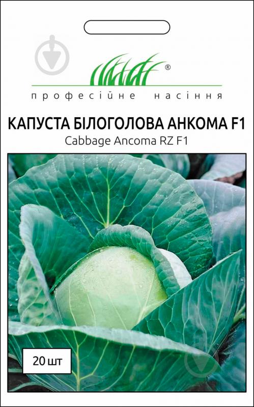 Насіння Професійне насіння капуста білоголова Анкома F1 20 шт. - фото 1