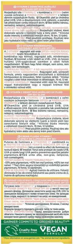 Флюїд Garnier сонцезахисний денний флюїд Garnier Skin Naturals з Вітаміном С SPF50+ 40 мл - фото 3