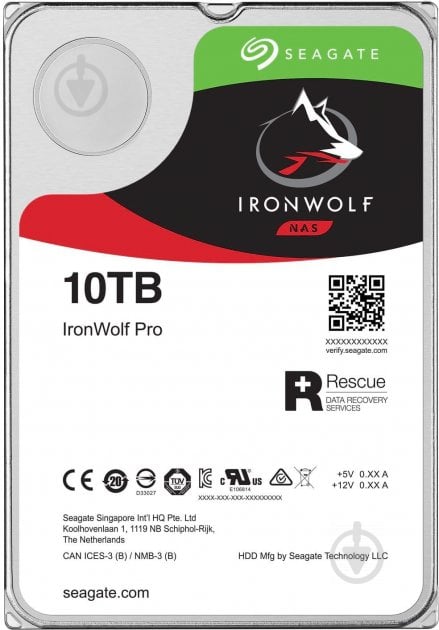 Жесткий диск Seagate 10 ТБ 3,5" SATA III (ST10000NE000) - фото 1