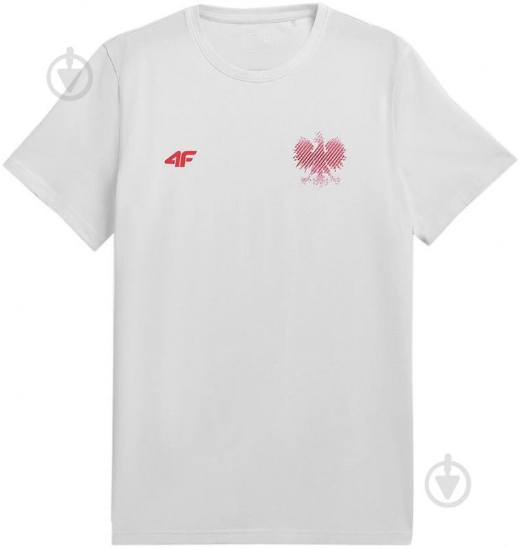 Футболка 4F R4L21-TSM950-10S р.L белый - фото 4 Футболка 4F R4L21-TSM950-10S р.L белый - фото 4