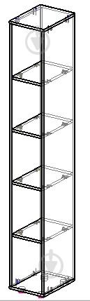 Стелаж Вісент відкритий ГБ13 2100х300х600 мм сірий / - фото 2 Стелаж Вісент відкритий ГБ13 2100х300х600 мм сірий / - фото 2
