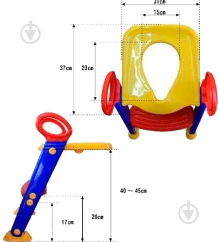 Сиденье для унитаза Keter Toilet Trainer 222679 - фото 4