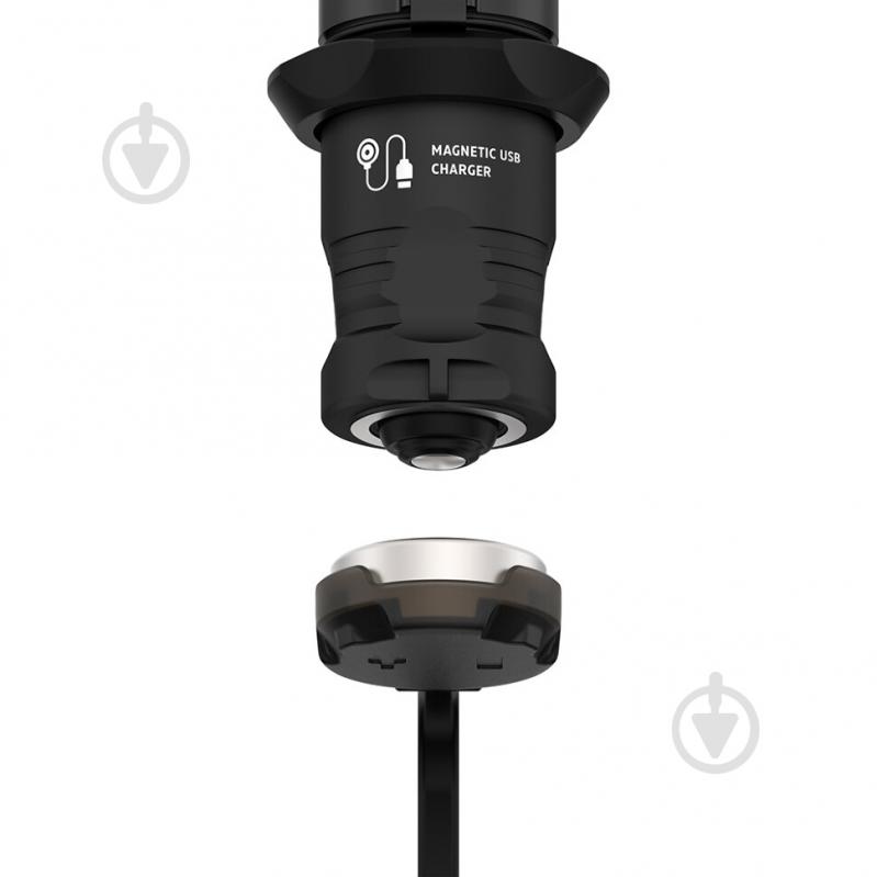 Фонарик Armytek тактический Dobermann Magnet USB White черный - фото 2