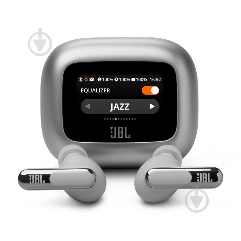 Гарнітура JBL Live Beam 3 silver (JBLLIVEBEAM3SIL) - фото 1