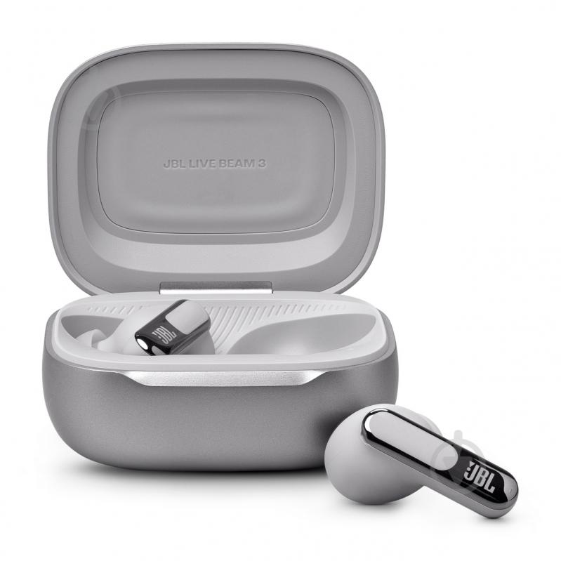 Гарнітура JBL Live Beam 3 silver (JBLLIVEBEAM3SIL) - фото 2