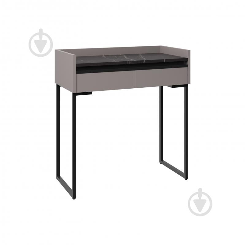 Столик туалетний Вісент 2ш ГБ03 900х850х400 мм кашемір / мармур чорний - фото 1 Столик туалетний Вісент 2ш ГБ03 900х850х400 мм кашемір / мармур чорний - фото 1