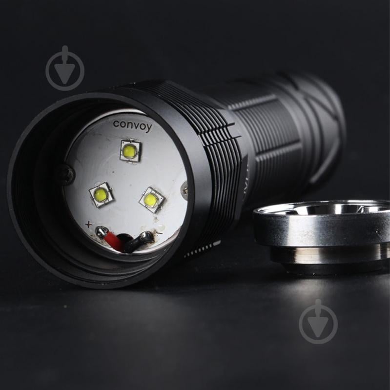 Фонарь Convoy Тактический S12 SST20 5000K черный - фото 7 Фонарь Convoy Тактический S12 SST20 5000K черный - фото 7