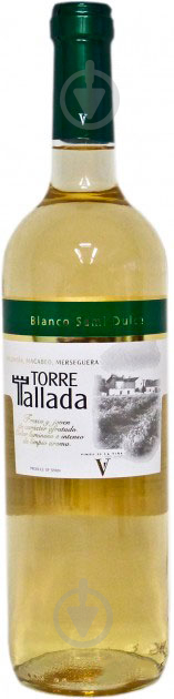 Вино Torre Tallada Blanco Semi-Dulce біле напівсолодке (8412276584672) 0,75 л - фото 1