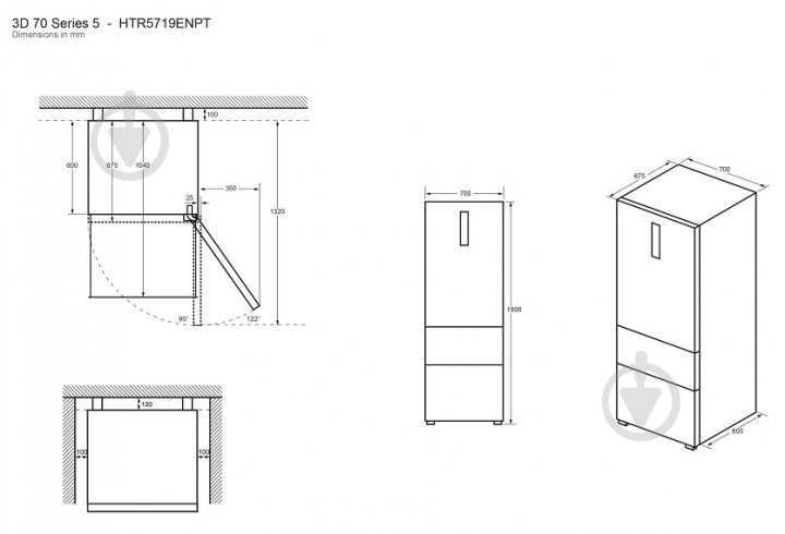 Холодильник Haier HTR5719ENPT - фото 13