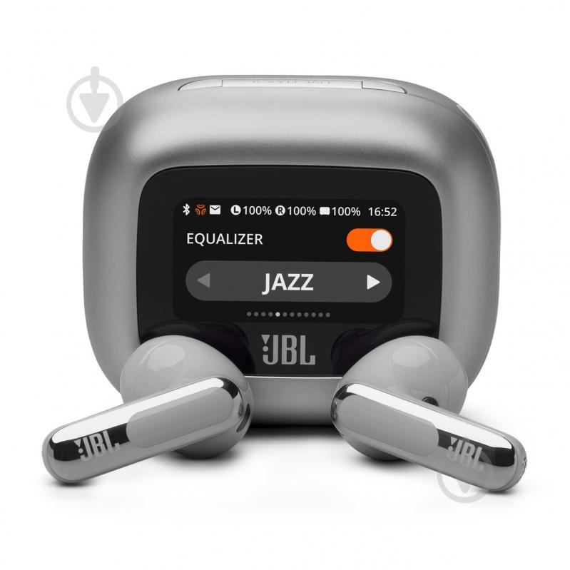 Гарнитура JBL Live Flex 3 silver (JBLLIVEFLEX3SIL) - фото 1