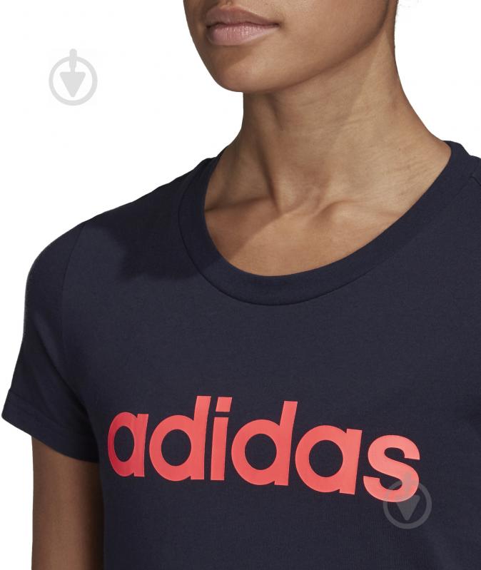 Футболка Adidas W E LIN SLIM T GD2931 р.XS синий - фото 5