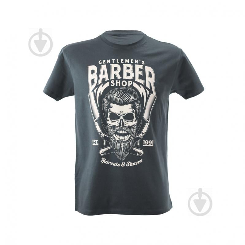 Футболка чоловіча Sol's Imperial 190 Barber Shop 11500381/99XXL р.XXL графіт - фото 1