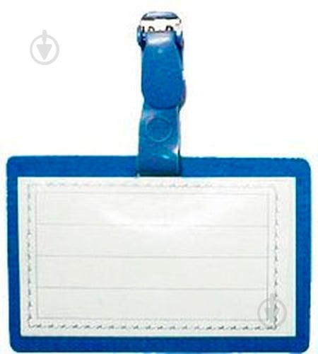 Бейдж горизонтальный с зажимом E41402 Economix - фото 1