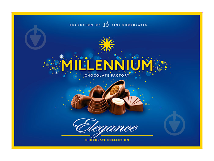 Конфеты Millennium шоколадные молочные Elegance 143 г - фото 1
