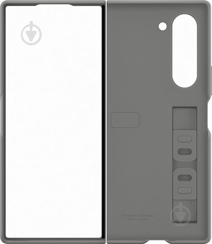 Чехол-накладка Samsung Silicone Case Gray (EF-MF956TJEGUA) для Fold6 - фото 6