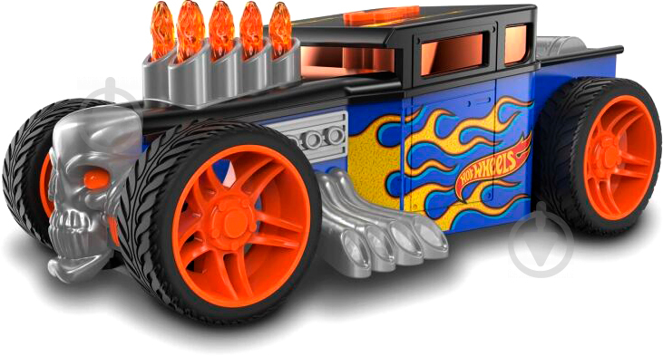 Автомобіль Toy State Машина hot Wheels вогняний спалах Bone Shaker зі світлом та звуком 18 см - фото 1