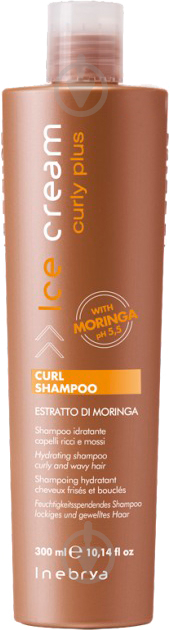 Шампунь INEBRYA Cream Curly Plus Curl Shampoo для вьющихся волос 300 мл - фото 1