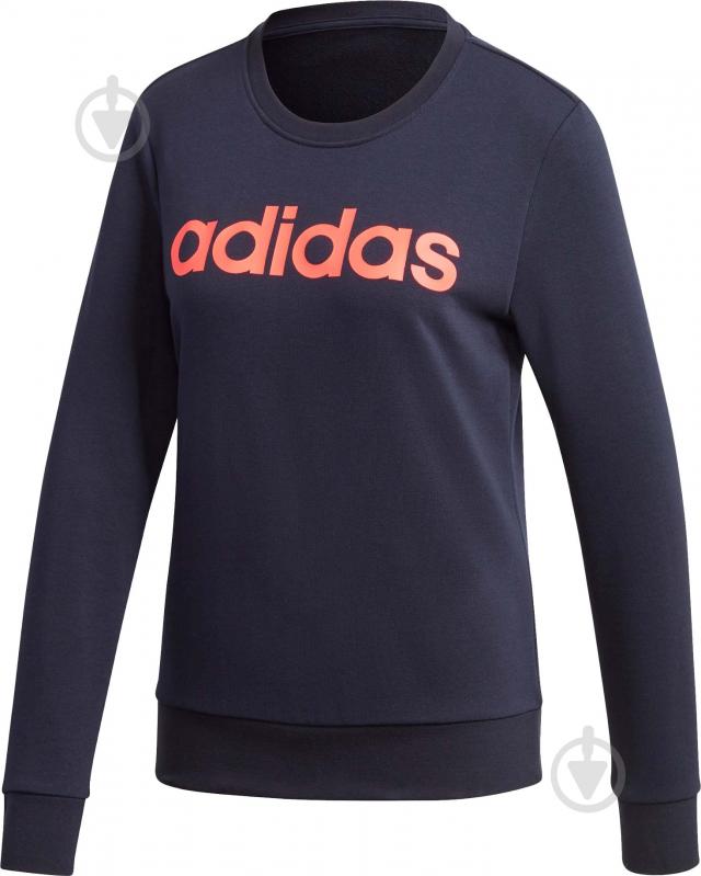 Джемпер Adidas W E LIN SWEAT GD2954 р. L синий - фото 1
