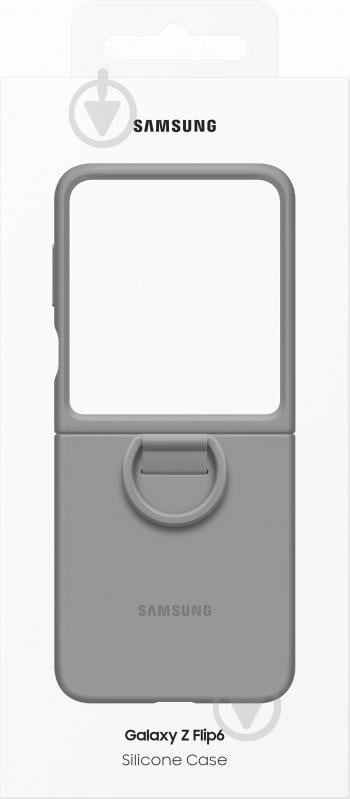 Чохол-накладка Samsung Silicone Case Gray (EF-PF741TJEGUA) для Flip6 - фото 8