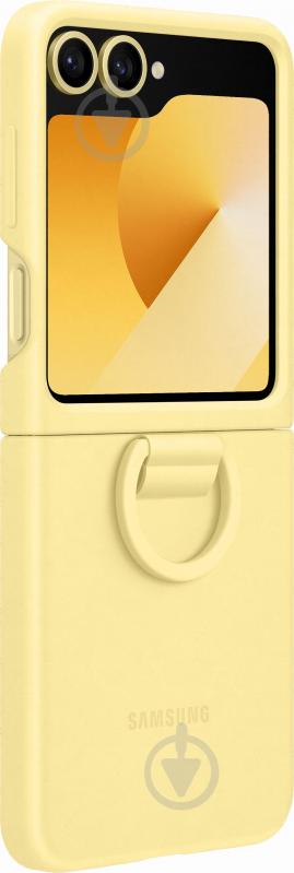 Чохол-накладка Samsung Silicone Case Yellow (EF-PF741TYEGUA) для Flip6 - фото 4