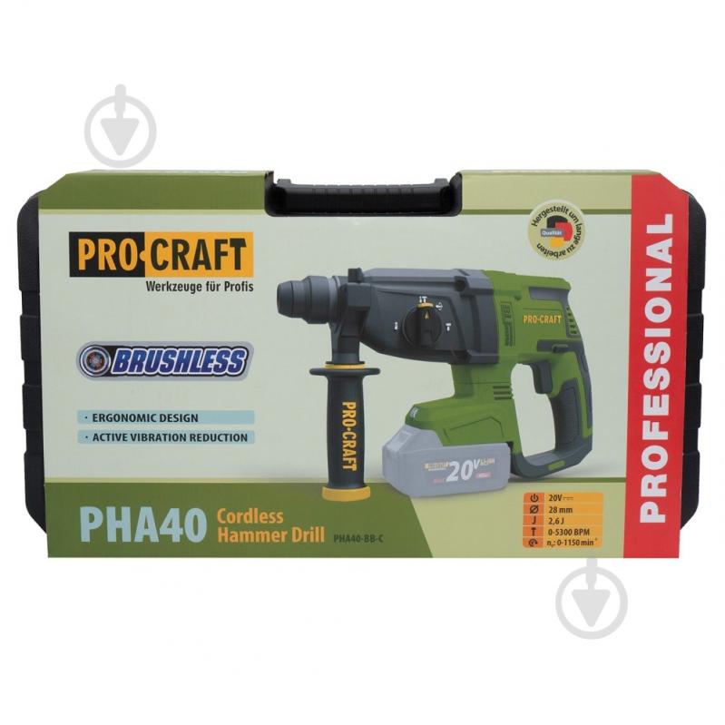Перфоратор ProCraft PHA-40 (без АКБ и ЗУ) 030041 - фото 17