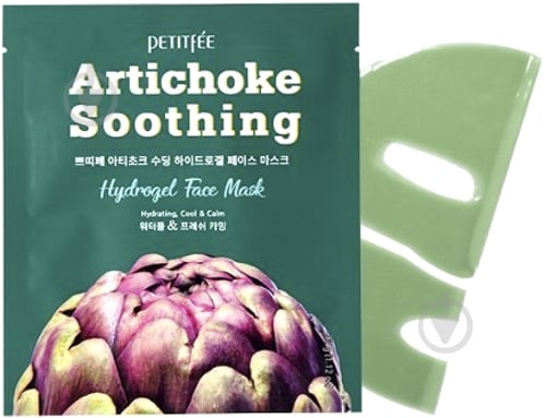 Маска для обличчя Petitfee Artichoke Soothing Face Mask 32 мл 1 шт. - фото 1