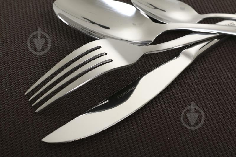 Набор столовых приборов Flamberg Lazio нержавеющая сталь 24 шт. - фото 13 Набор столовых приборов Flamberg Lazio нержавеющая сталь 24 шт. - фото 13