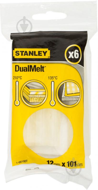 Стержни клеевые Stanley DualMelt 11 мм 6 шт. 1-GS15DT - фото 1