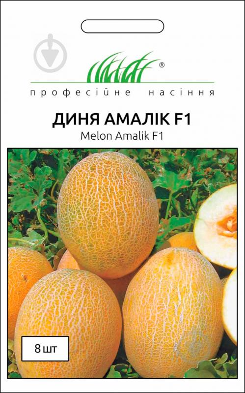 Насіння Професійне насіння диня Амалік F1 8 шт. - фото 1