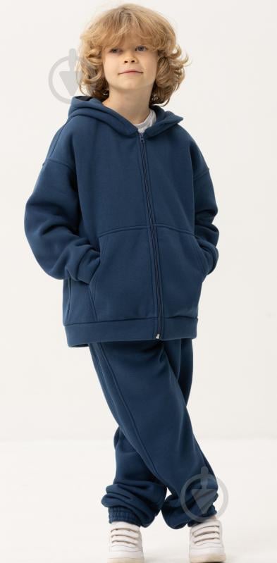 Спортивный костюм Obzor С лампасами р.164 индиго 794 - фото 1 Спортивный костюм Obzor С лампасами р.164 индиго 794 - фото 1