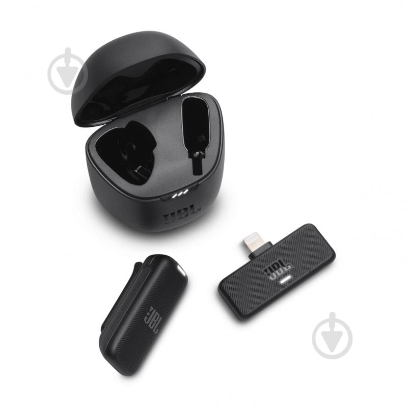 Микрофон JBL петличный Quantum Stream Wireless Lightning Black (JBLSTRMWLLGHTBLK) - фото 2 Микрофон JBL петличный Quantum Stream Wireless Lightning Black (JBLSTRMWLLGHTBLK) - фото 2