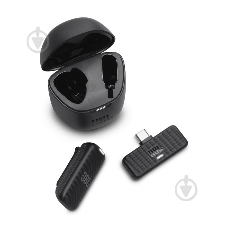 Микрофон JBL петличный Quantum Stream Wireless USB-C Black (JBLSTRMWLUSBCBLK) - фото 2