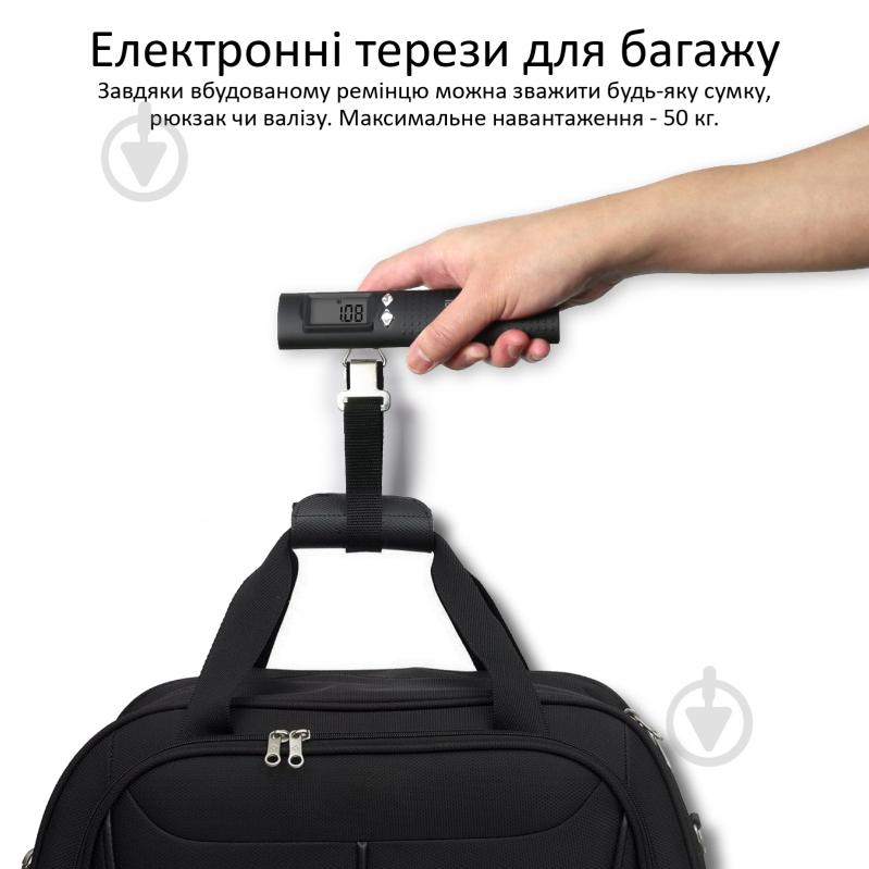 Весы Promate PowerScale с функцией повербанка 2600 mAh Black - фото 3 Весы Promate PowerScale с функцией повербанка 2600 mAh Black - фото 3