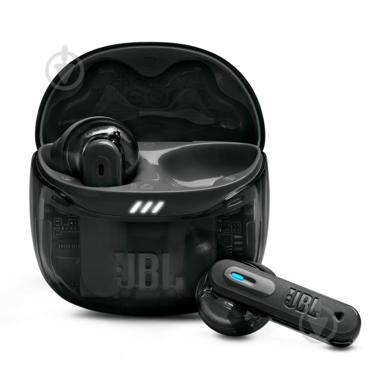 Bluetooth-гарнитура JBL Tune Flex 2 ghost black (JBLTFLEX2GBLK) - фото 1 Bluetooth-гарнитура JBL Tune Flex 2 ghost black (JBLTFLEX2GBLK) - фото 1