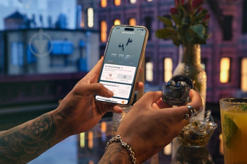 Bluetooth-гарнитура JBL Tune Flex 2 ghost black (JBLTFLEX2GBLK) - фото 11 Bluetooth-гарнитура JBL Tune Flex 2 ghost black (JBLTFLEX2GBLK) - фото 11