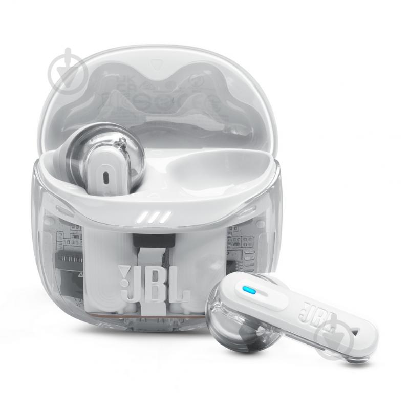 Bluetooth-гарнитура JBL Tune Flex 2 ghost white (JBLTFLEX2GWHT) - фото 1
