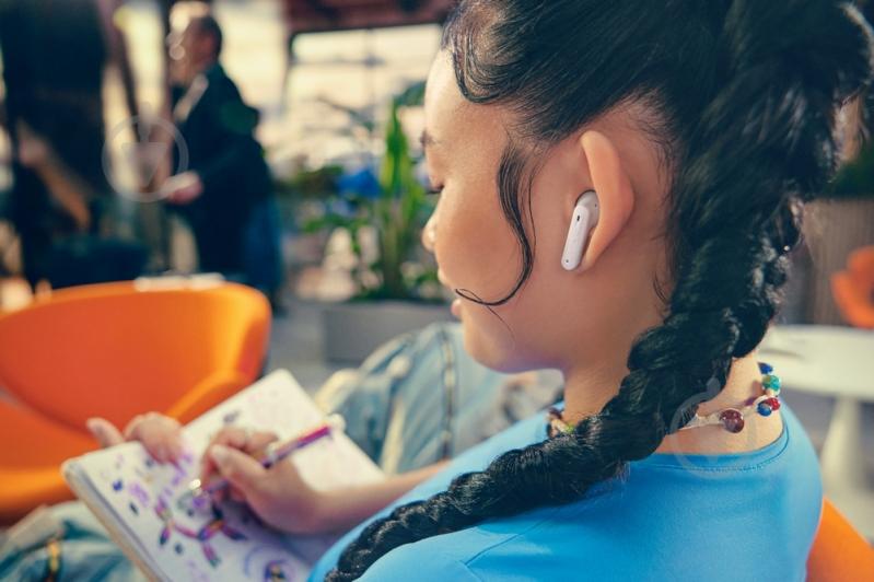 Bluetooth-гарнитура JBL Tune Flex 2 ghost white (JBLTFLEX2GWHT) - фото 10