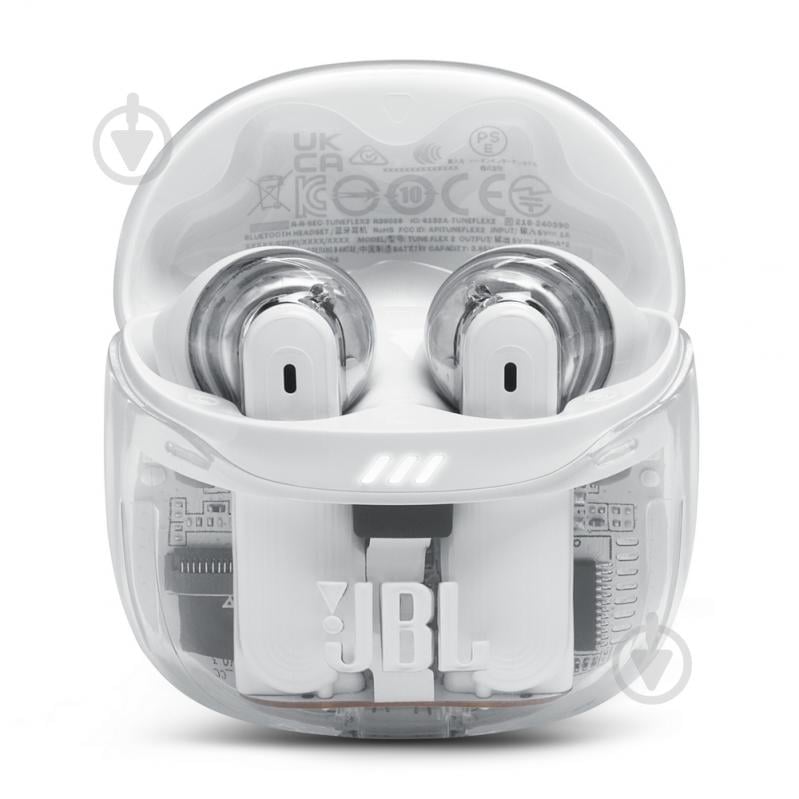 Bluetooth-гарнитура JBL Tune Flex 2 ghost white (JBLTFLEX2GWHT) - фото 6