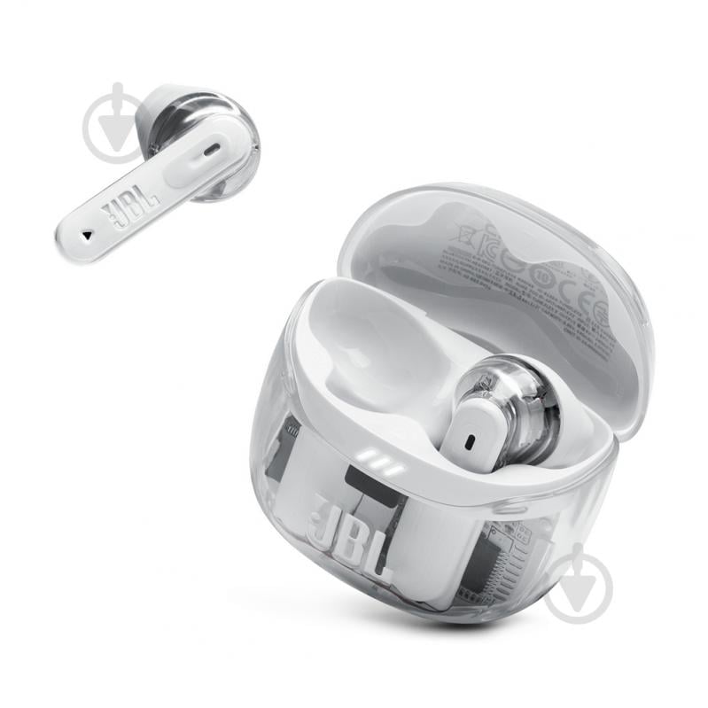 Bluetooth-гарнитура JBL Tune Flex 2 ghost white (JBLTFLEX2GWHT) - фото 9