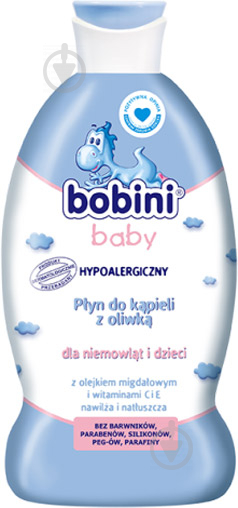 Пена для ванны Bobini Baby з оливковым маслом (22011083) 400 мл - фото 1