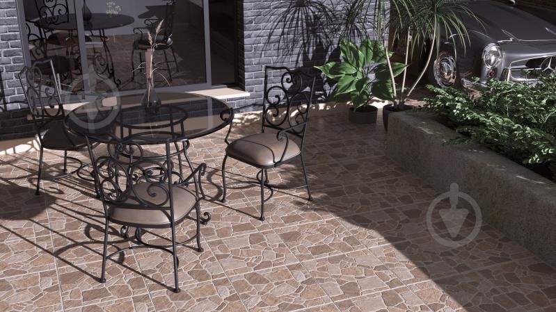 Плитка Golden Tile Cortile brown 2F7830 40x40 см - фото 2