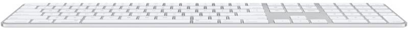 Клавиатура Apple Magic Keyboard with Touch ID and Numeric Keypad for Mac models with Apple silicon - Ukrainian (MK2C3UA/A) white - фото 2