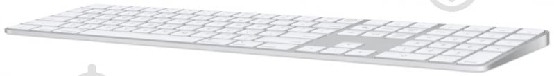 Клавиатура Apple Magic Keyboard with Touch ID and Numeric Keypad for Mac models with Apple silicon - Ukrainian (MK2C3UA/A) white - фото 4